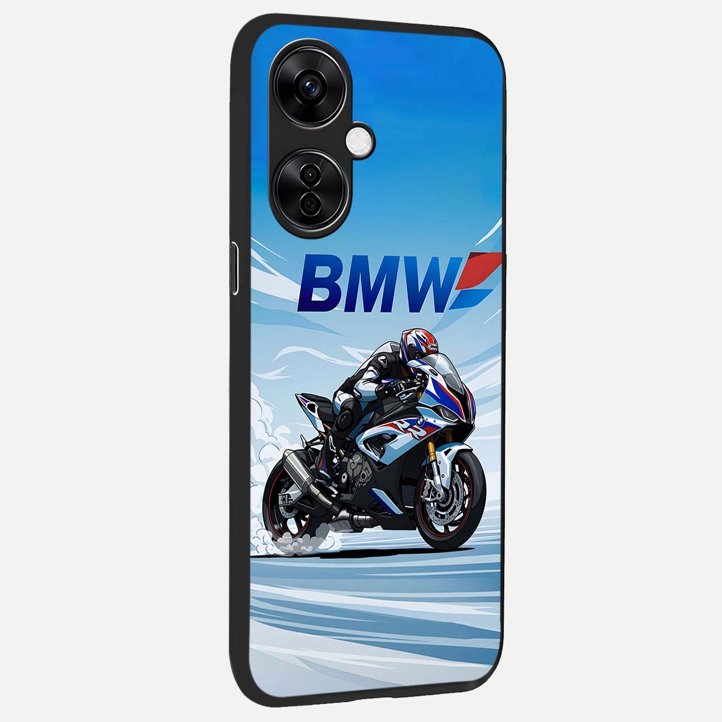  BMW Power Drift back cover For Oneplus Nord CE3 Lite slim fit glass case with vibrant aesthetic design