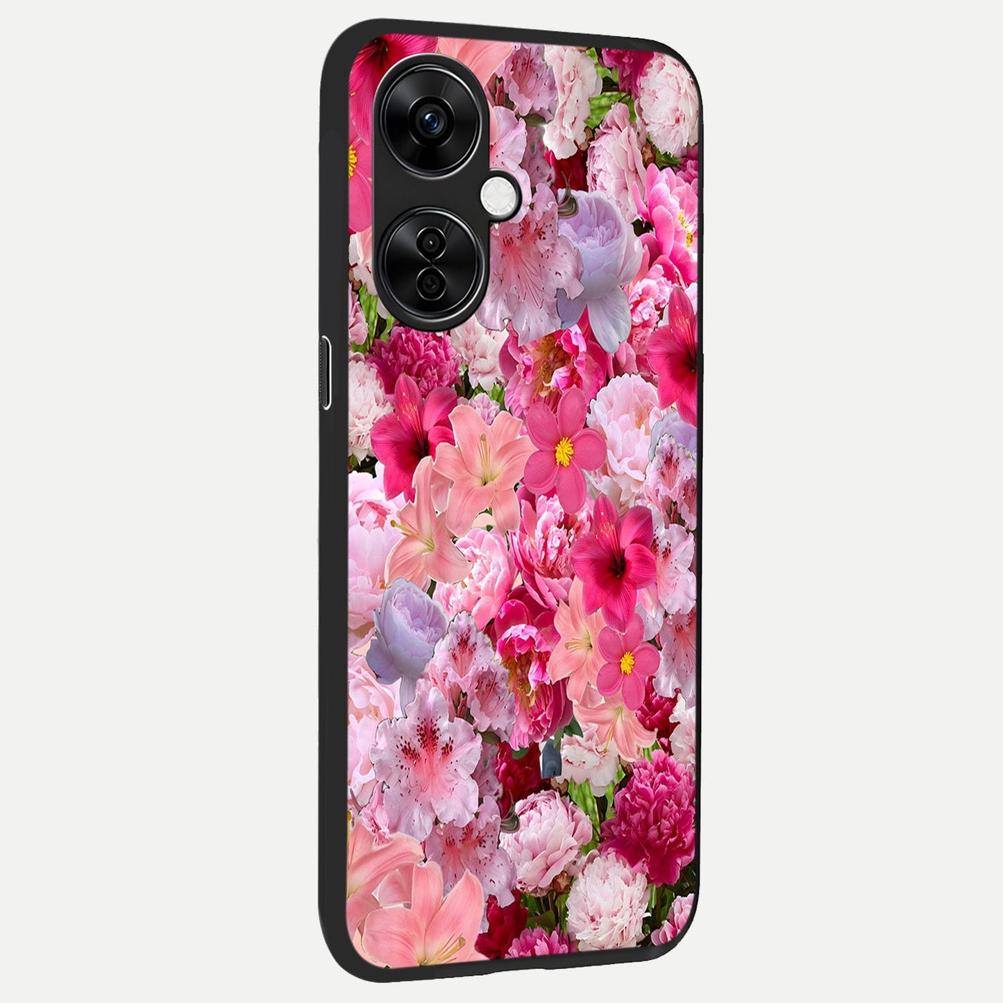  Bloom Crush Fantasy back cover For Oneplus Nord CE3 Lite slim fit glass case with vibrant aesthetic design