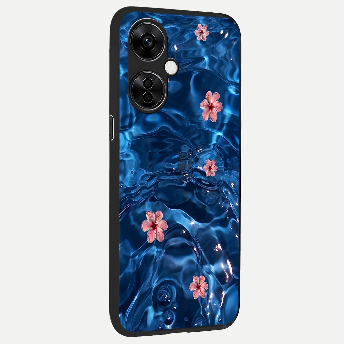  Bloom Thread Art back cover For Oneplus Nord CE3 Lite slim fit glass case with vibrant aesthetic design