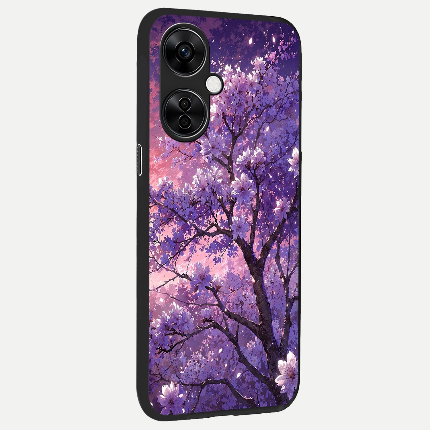  Blossom Tree back cover For Oneplus Nord CE3 Lite slim fit glass case with vibrant aesthetic design