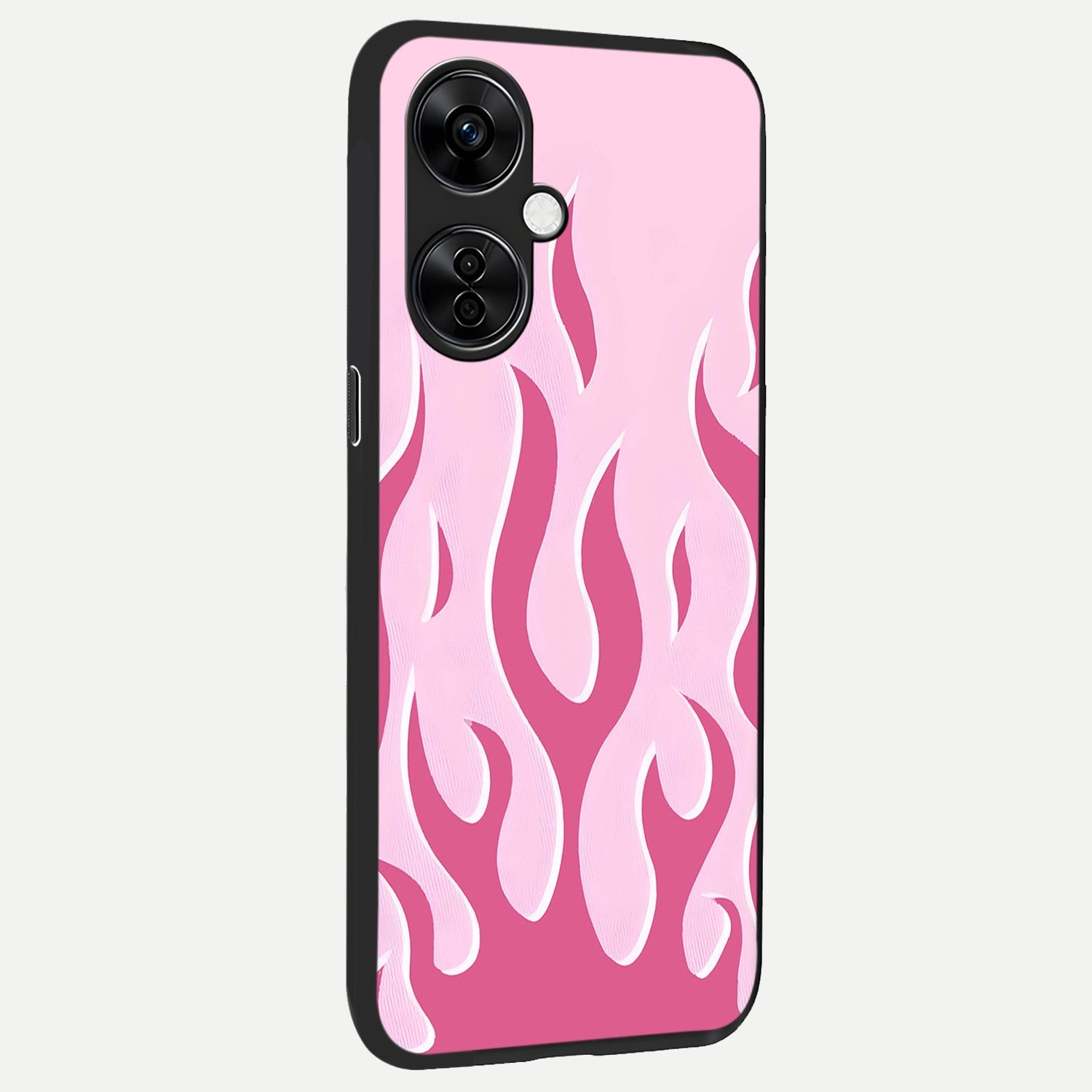  Blush Flame Energy back cover For Oneplus Nord CE3 Lite slim fit glass case with vibrant aesthetic design