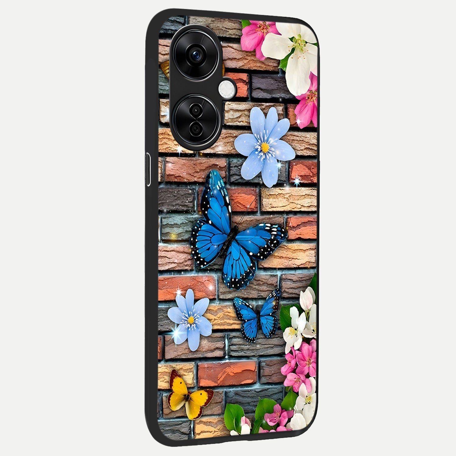  Brick Bloom Flight back cover For Oneplus Nord CE3 Lite slim fit glass case with vibrant aesthetic design