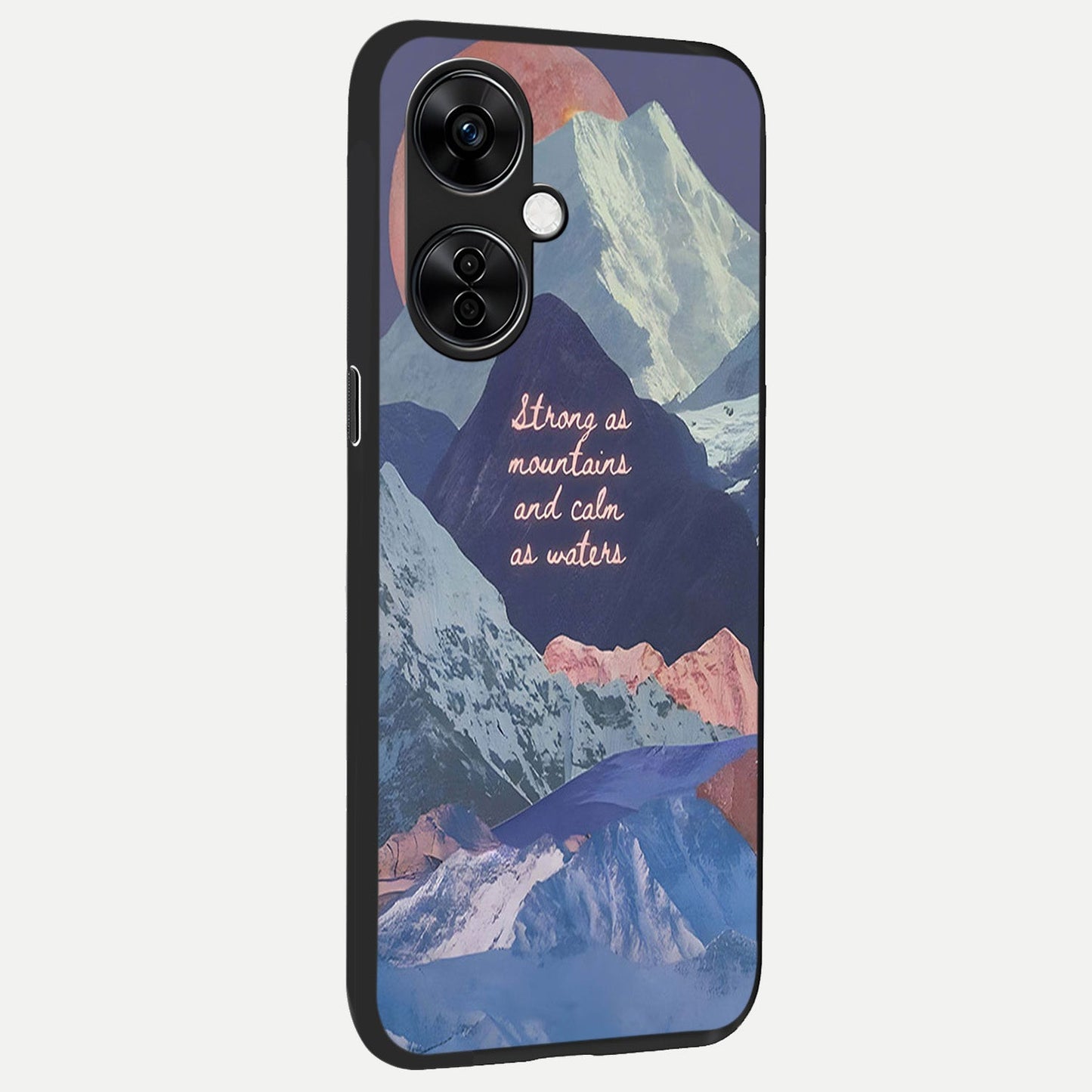  Celestial Mountain Calm back cover For Oneplus Nord CE3 Lite slim fit glass case with vibrant aesthetic design