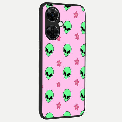  Cosmic Cute Crush back cover For Oneplus Nord CE3 Lite slim fit glass case with vibrant aesthetic design
