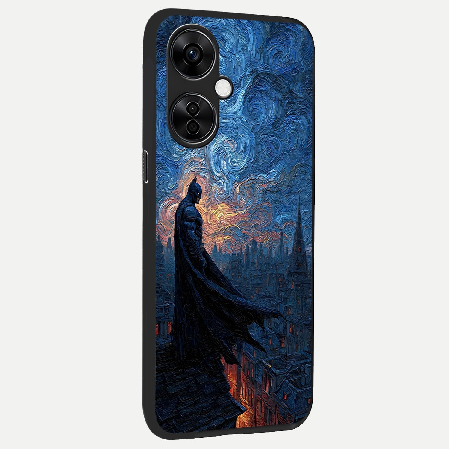  Dark Knight Dusk back cover For Oneplus Nord CE3 Lite slim fit glass case with vibrant aesthetic design
