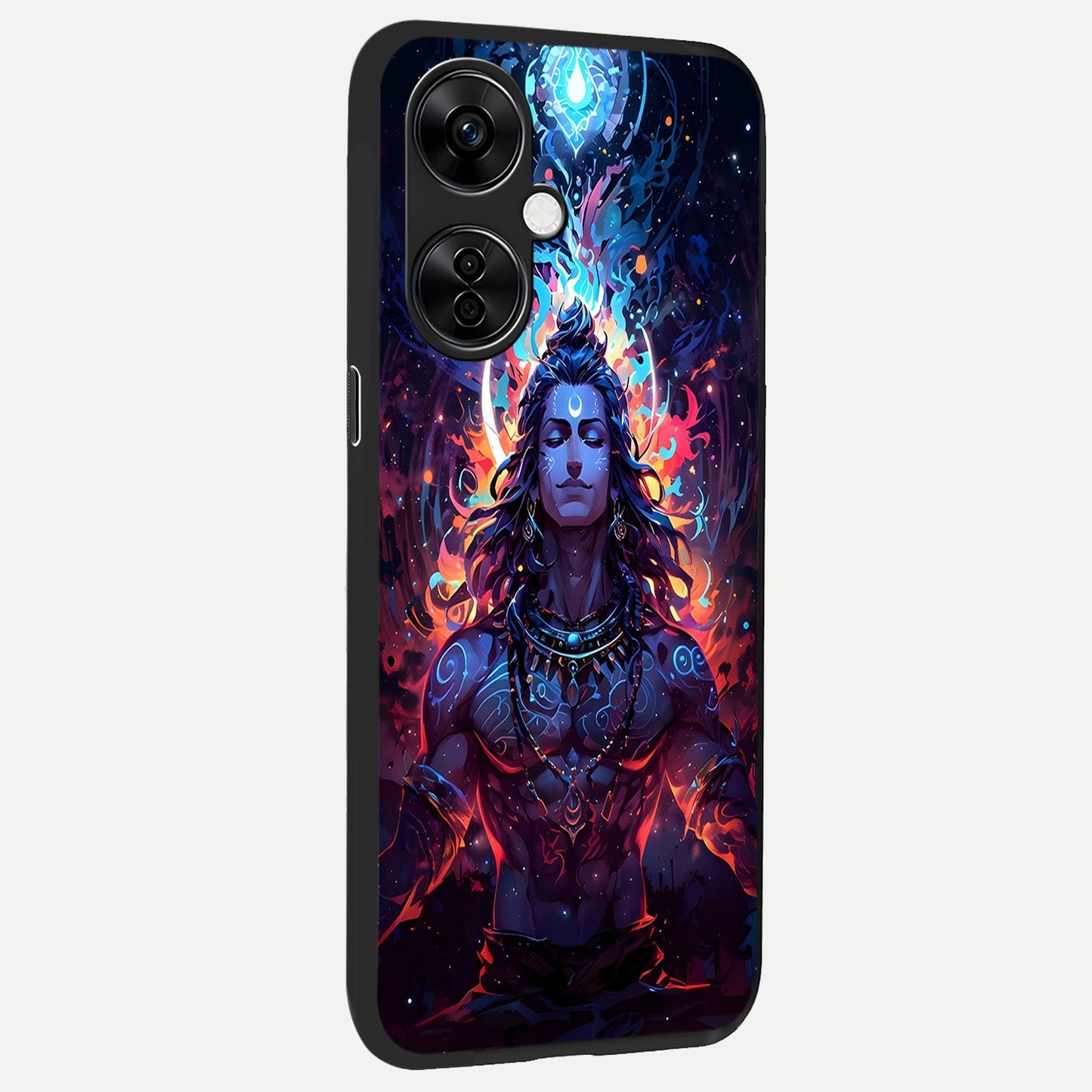  Divine Fire Shiv back cover For Oneplus Nord CE3 Lite slim fit glass case with vibrant aesthetic design