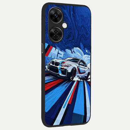  Drift Power Rush back cover For Oneplus Nord CE3 Lite slim fit glass case with vibrant aesthetic design