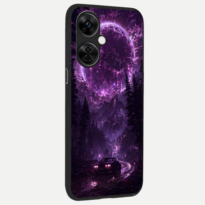  Eternal Cosmic Drive back cover For Oneplus Nord CE3 Lite slim fit glass case with vibrant aesthetic design
