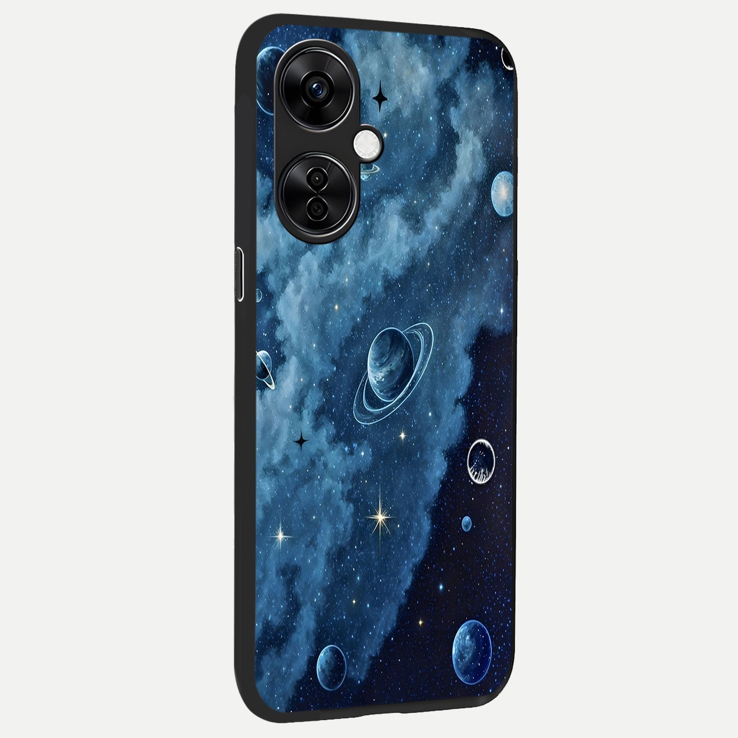  Galaxy Dream Space back cover For Oneplus Nord CE3 Lite slim fit glass case with vibrant aesthetic design
