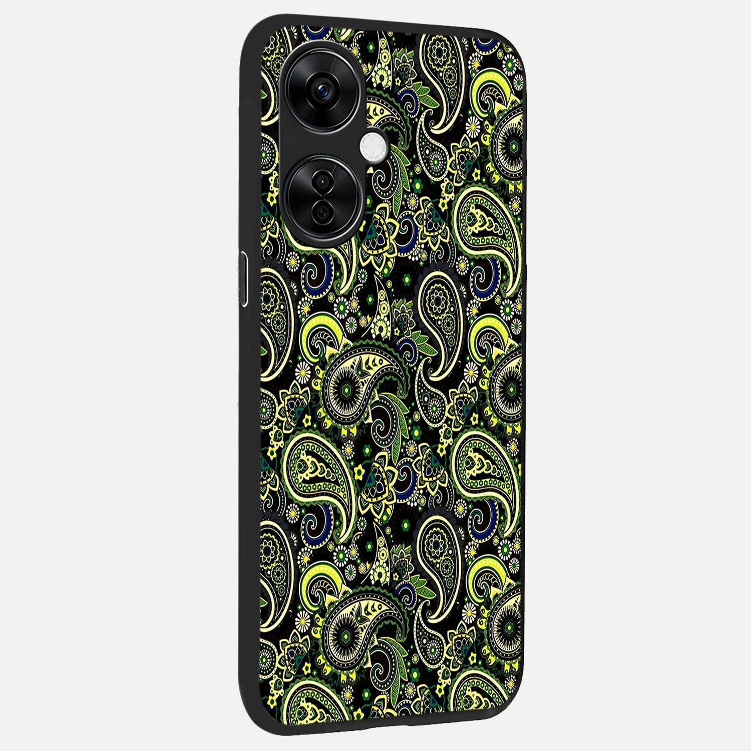  Green Lemon back cover For Oneplus Nord CE3 Lite slim fit glass case with vibrant aesthetic design