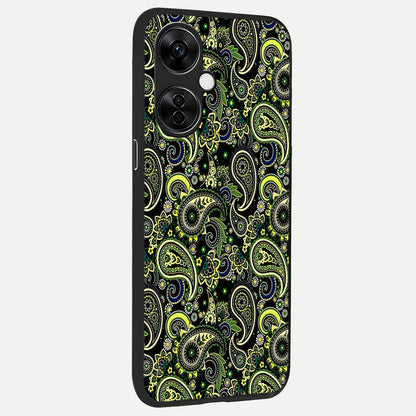  Green Lemon back cover For Oneplus Nord CE3 Lite slim fit glass case with vibrant aesthetic design