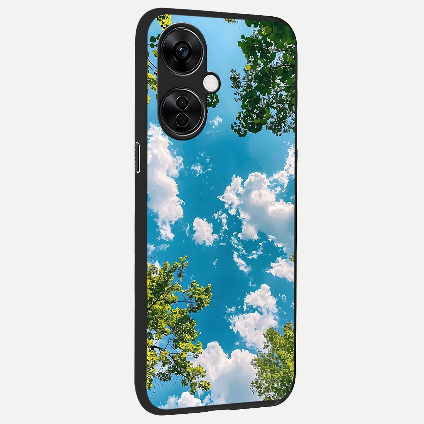  Green Moon Energy back cover For Oneplus Nord CE3 Lite slim fit glass case with vibrant aesthetic design