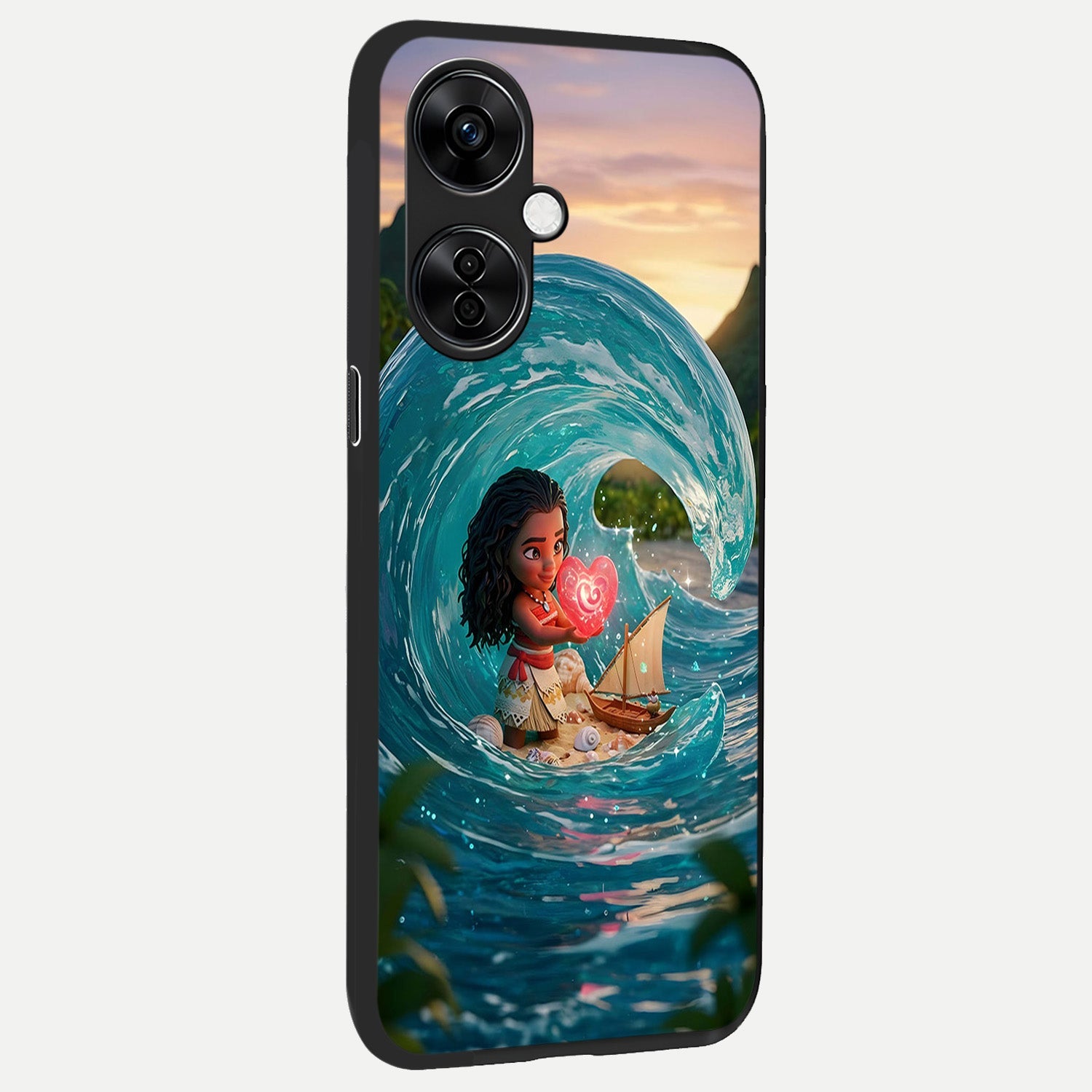  Heart of Ocean back cover For Oneplus Nord CE3 Lite slim fit glass case with vibrant aesthetic design