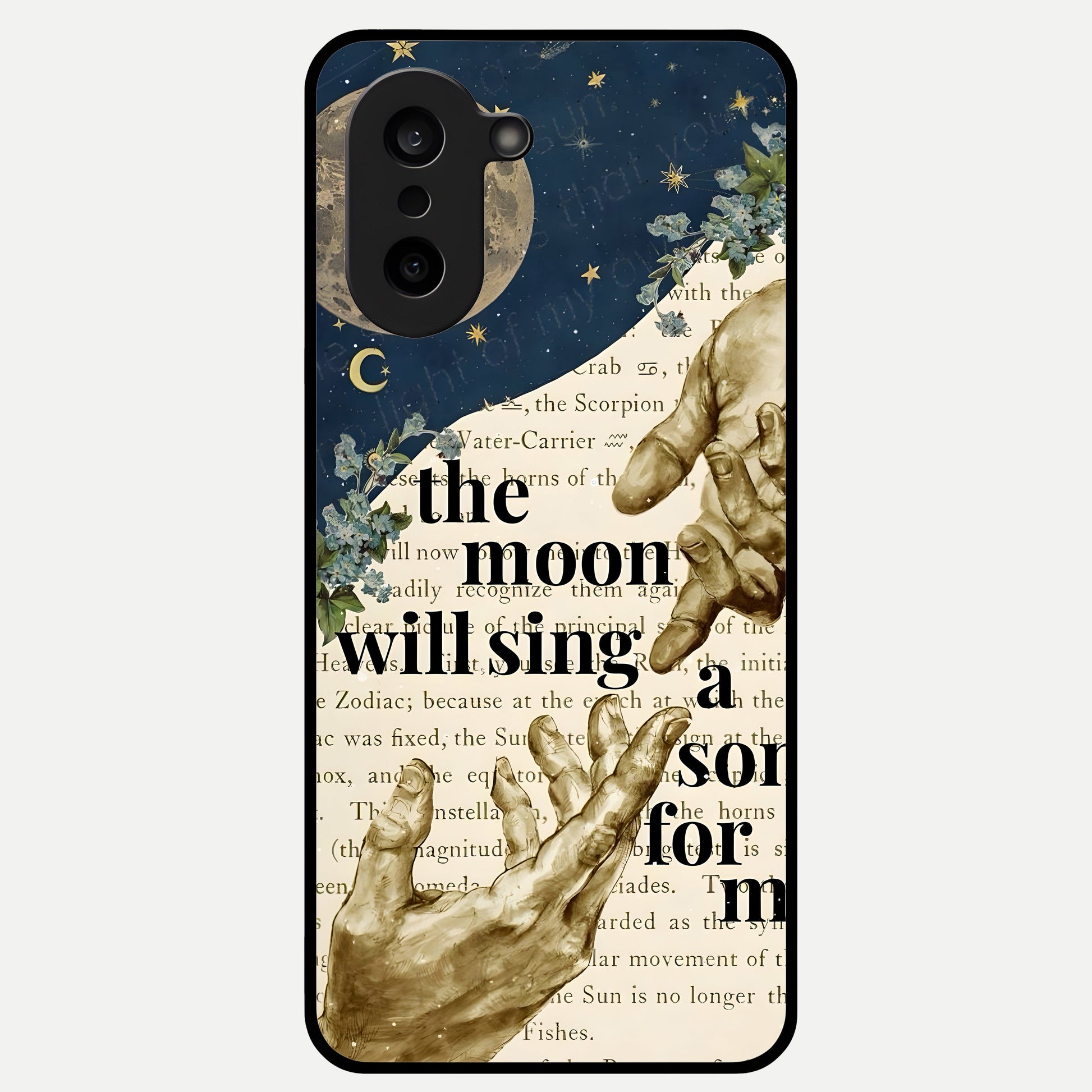  Aesthetic Divine Glass Case For Oneplus Nord CE5 back cover – full design glossy printed glass finish