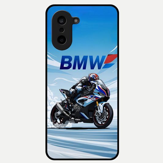  BMW Power Drift Glass Case For Oneplus Nord CE5 back cover – full design glossy printed glass finish