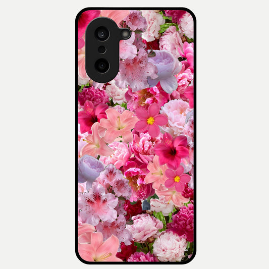  Bloom Crush Fantasy Glass Case For Oneplus Nord CE5 back cover – full design glossy printed glass finish