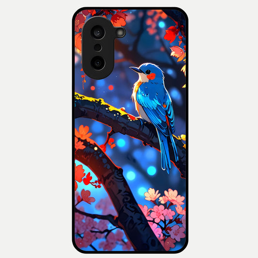  Blooming Water Drift Glass Case For Oneplus Nord CE5 back cover – full design glossy printed glass finish