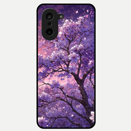  Blossom Tree Glass Case For Oneplus Nord CE5 back cover – full design glossy printed glass finish