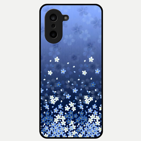  Blue Starry Glass Case For Oneplus Nord CE5 back cover – full design glossy printed glass finish