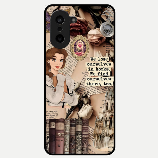  Bookish Dream World Glass Case For Oneplus Nord CE5 back cover – full design glossy printed glass finish