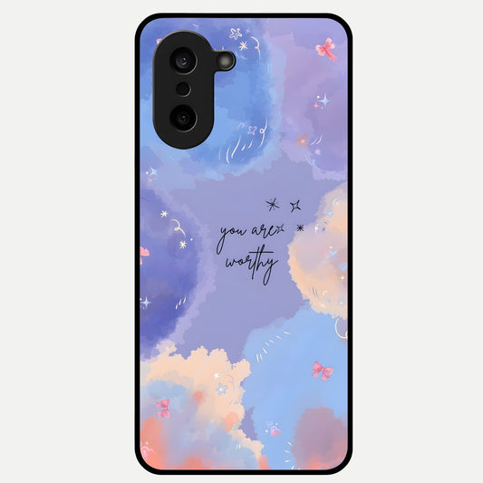  Celestial Cloud Magic Glass Case For Oneplus Nord CE5 back cover – full design glossy printed glass finish