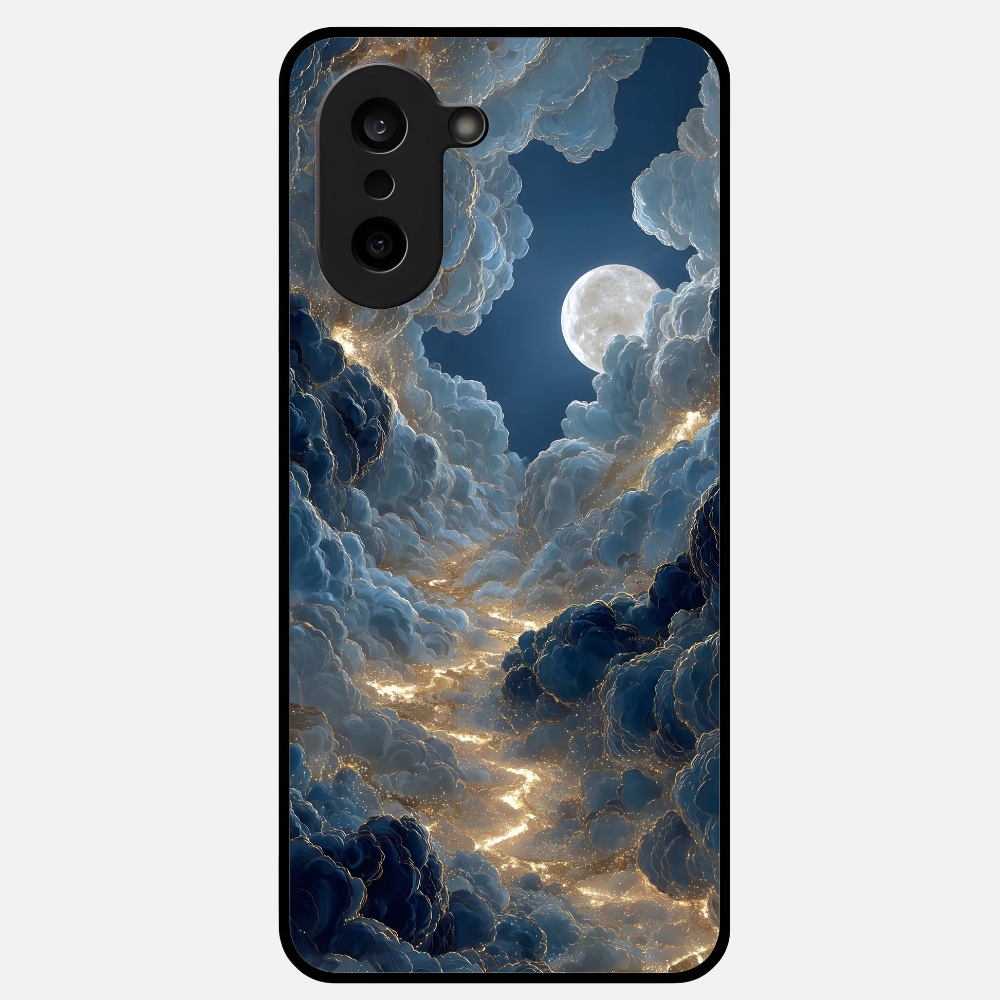  Celestial Cloud Road Glass Case For Oneplus Nord CE5 back cover – full design glossy printed glass finish