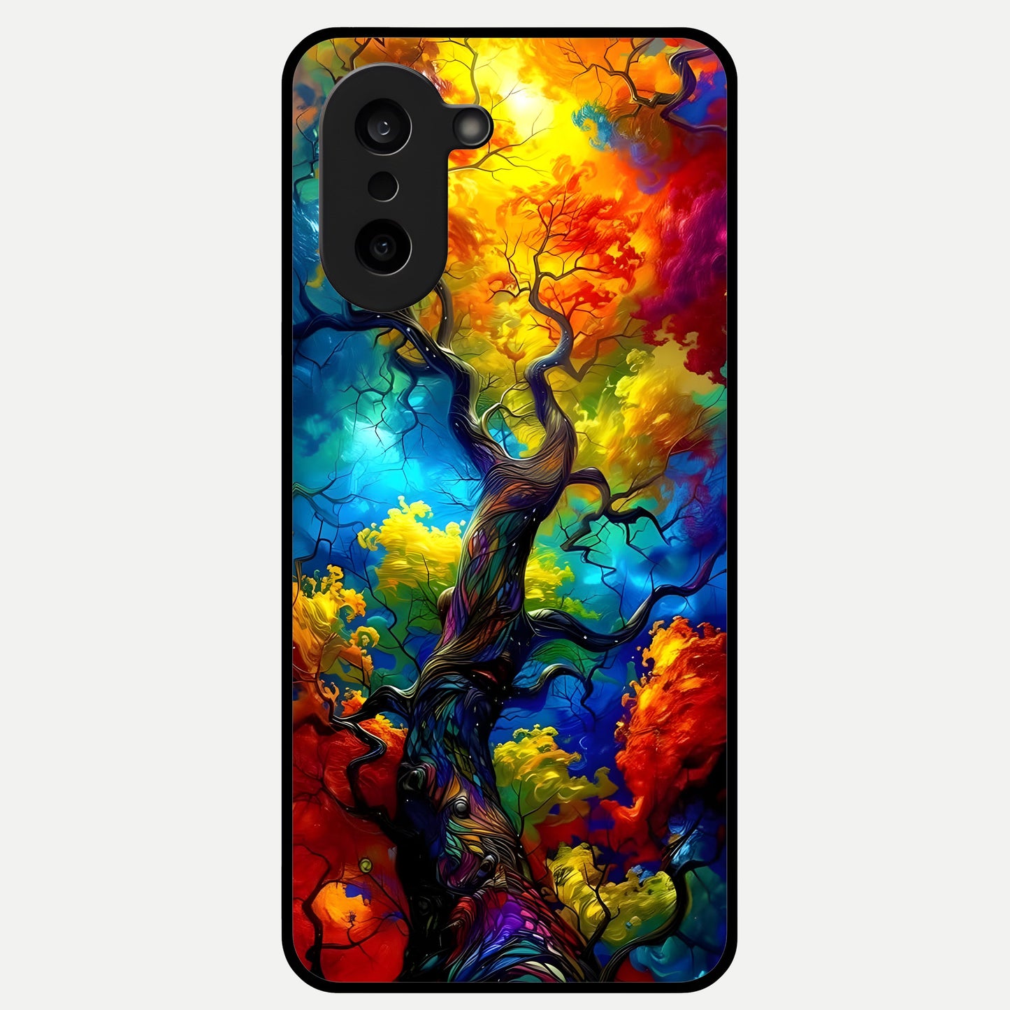  Colorful Soda Bottles Glass Case For Oneplus Nord CE5 back cover – full design glossy printed glass finish