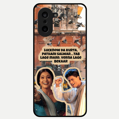  Desi Retro Vibes Glass Case For Oneplus Nord CE5 back cover – full design glossy printed glass finish