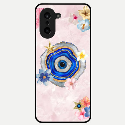 Divine Aura Bloom Glass Case For Oneplus Nord CE5 back cover – full design glossy printed glass finish