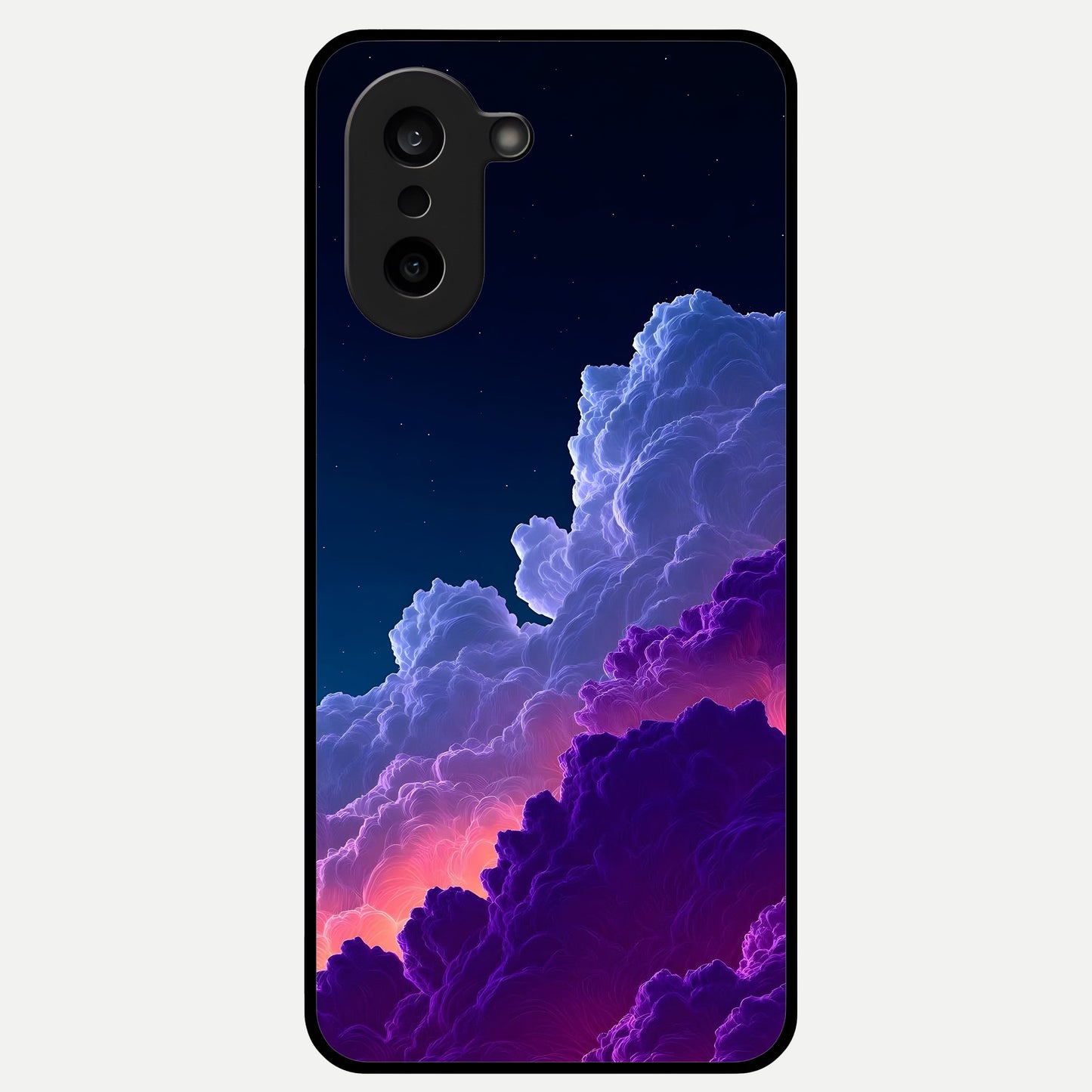  Dreamy Cloud Skies Glass Case For Oneplus Nord CE5 back cover – full design glossy printed glass finish