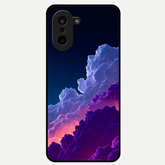  Dreamy Cloud Skies Glass Case For Oneplus Nord CE5 back cover – full design glossy printed glass finish