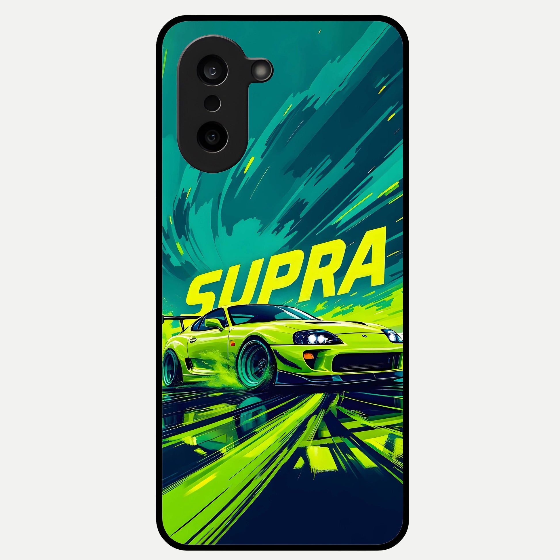  Electric Supra Thunder Glass Case For Oneplus Nord CE5 back cover – full design glossy printed glass finish