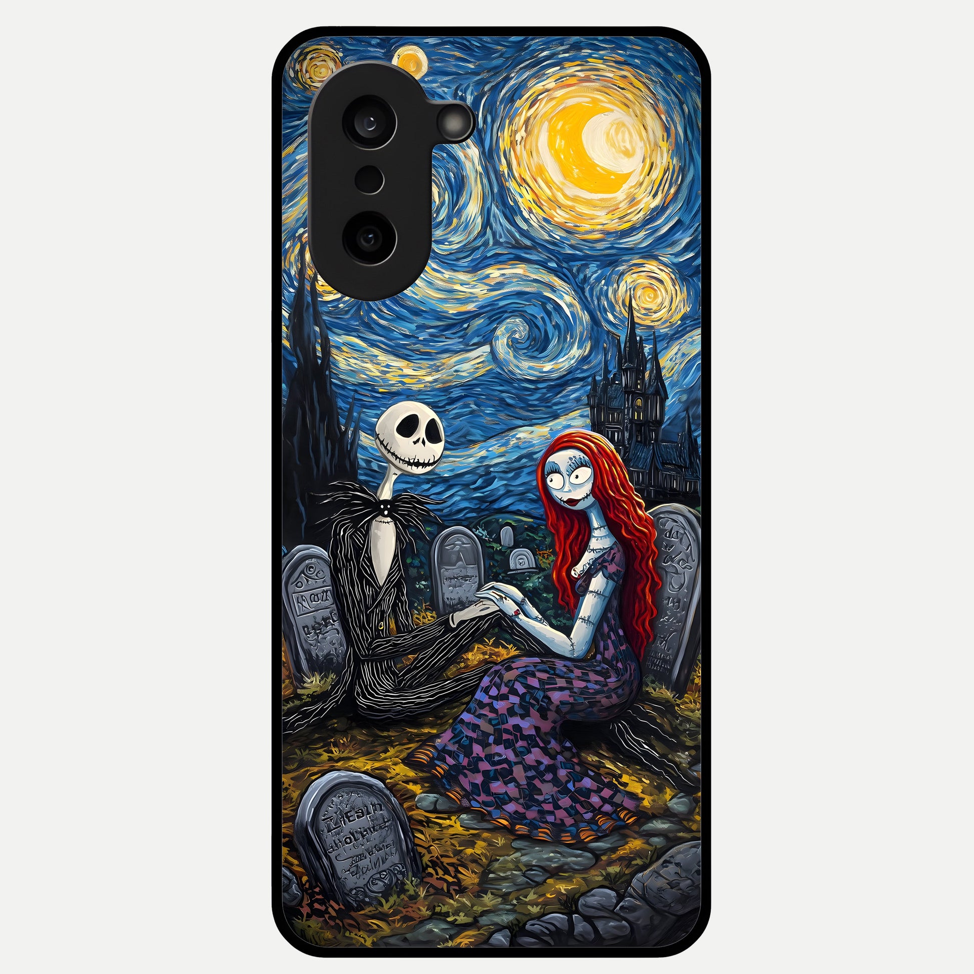  Eternal Night Love Glass Case For Oneplus Nord CE5 back cover – full design glossy printed glass finish
