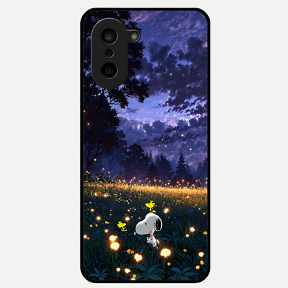  Firefly Meadow Magic Glass Case For Oneplus Nord CE5 back cover – full design glossy printed glass finish