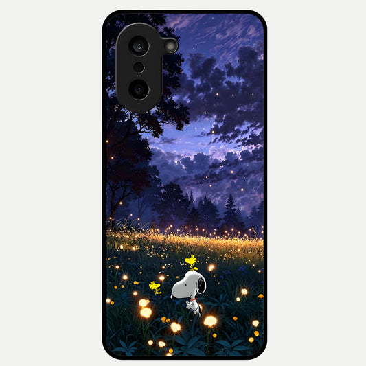  Firefly Meadow Magic Glass Case For Oneplus Nord CE5 back cover – full design glossy printed glass finish