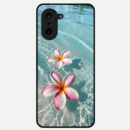  Floating Bloom Bliss Glass Case For Oneplus Nord CE5 back cover – full design glossy printed glass finish