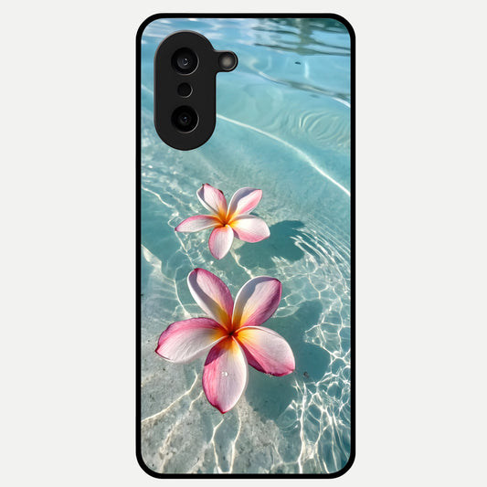  Floating Bloom Bliss Glass Case For Oneplus Nord CE5 back cover – full design glossy printed glass finish