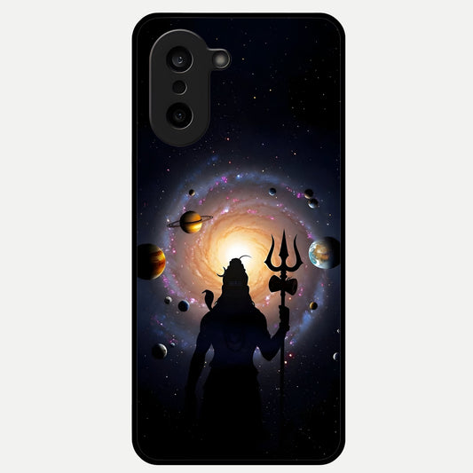  Galactic Shiva Vision Glass Case For Oneplus Nord CE5 back cover – full design glossy printed glass finish