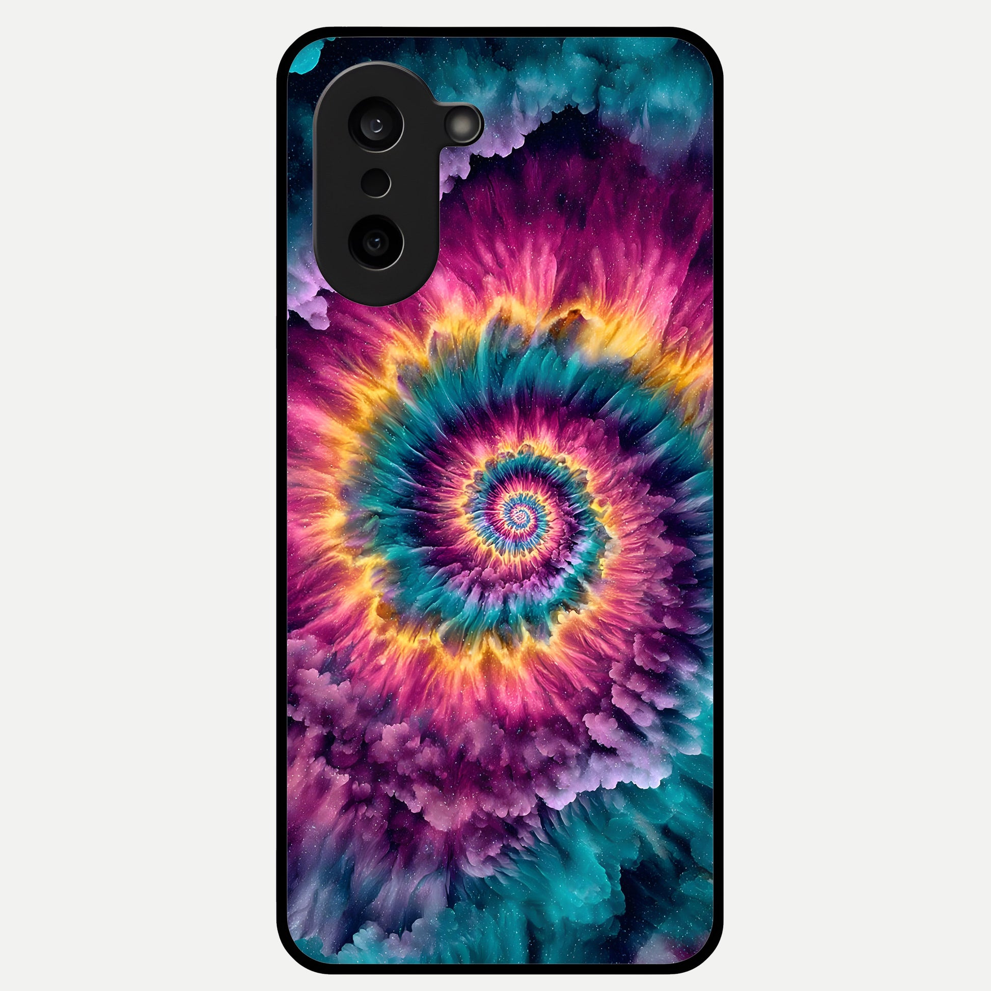  Galactic Spiral Burst Glass Case For Oneplus Nord CE5 back cover – full design glossy printed glass finish