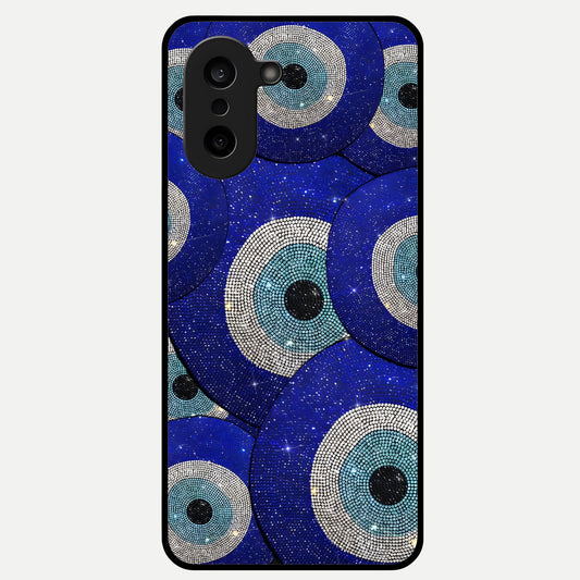  Galaxy Eye Flow Glass Case For Oneplus Nord CE5 back cover – full design glossy printed glass finish