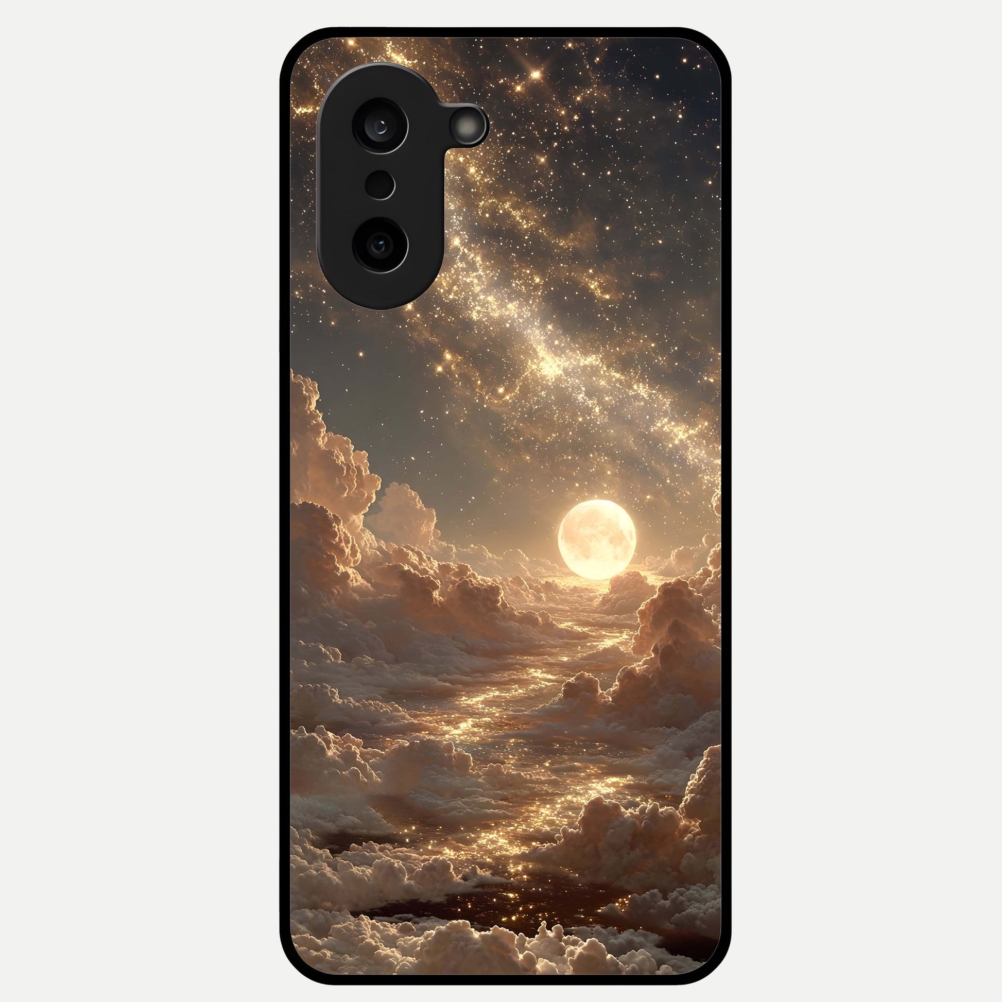  Golden Sky Dream Glass Case For Oneplus Nord CE5 back cover – full design glossy printed glass finish