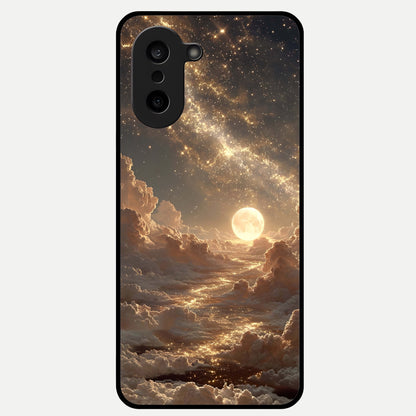  Golden Sky Dream Glass Case For Oneplus Nord CE5 back cover – full design glossy printed glass finish