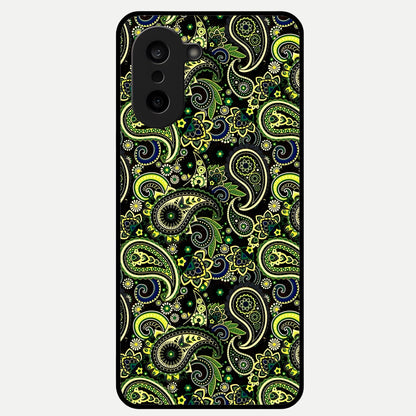 Green Lemon Glass Case For Oneplus Nord CE5 back cover – full design glossy printed glass finish