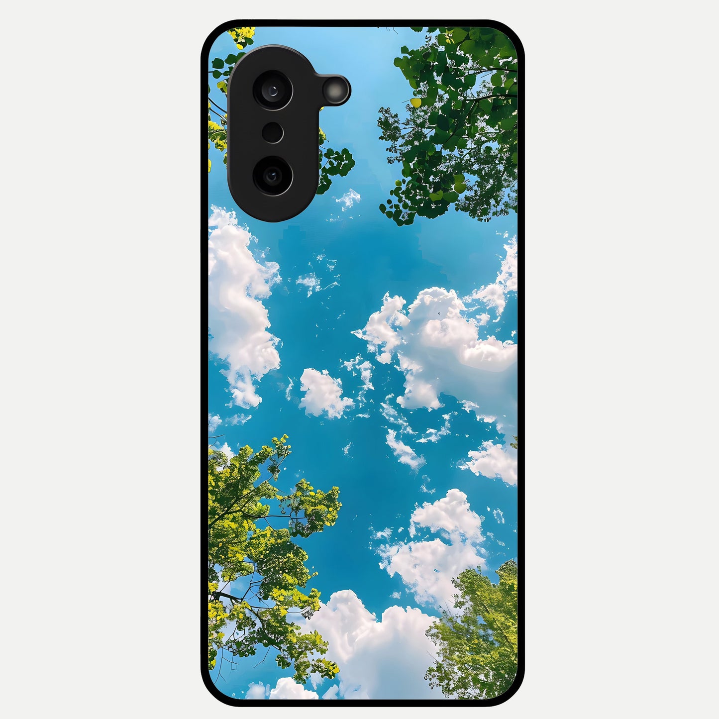  Green Moon Energy Glass Case For Oneplus Nord CE5 back cover – full design glossy printed glass finish