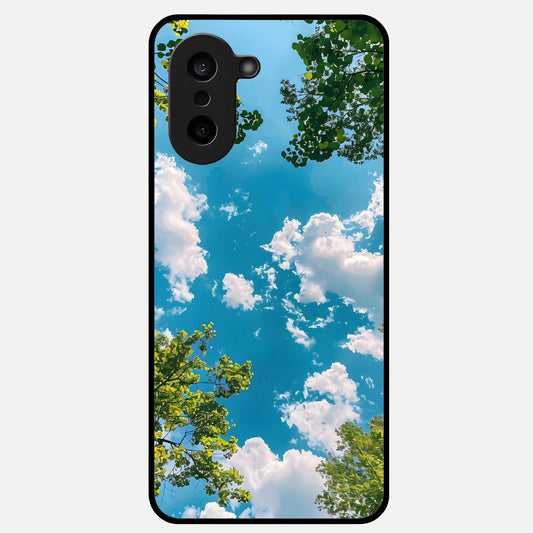  Green Moon Energy Glass Case For Oneplus Nord CE5 back cover – full design glossy printed glass finish