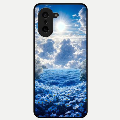  Heavenly Daisy Horizon Glass Case For Oneplus Nord CE5 back cover – full design glossy printed glass finish