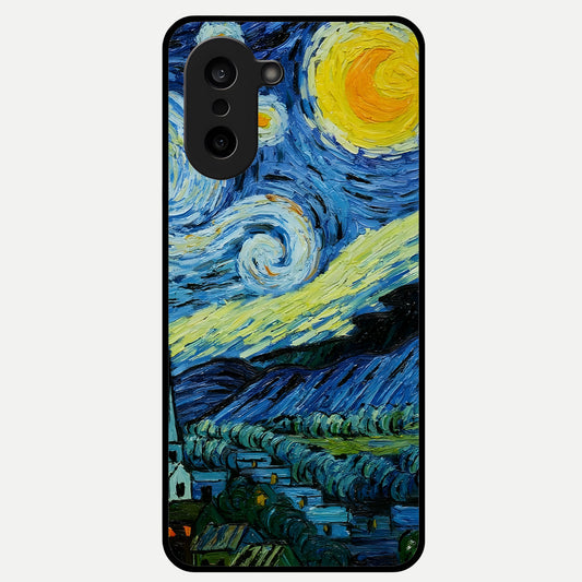  Inspired Van Gogh Art Glass Case For Oneplus Nord CE5 back cover – full design glossy printed glass finish