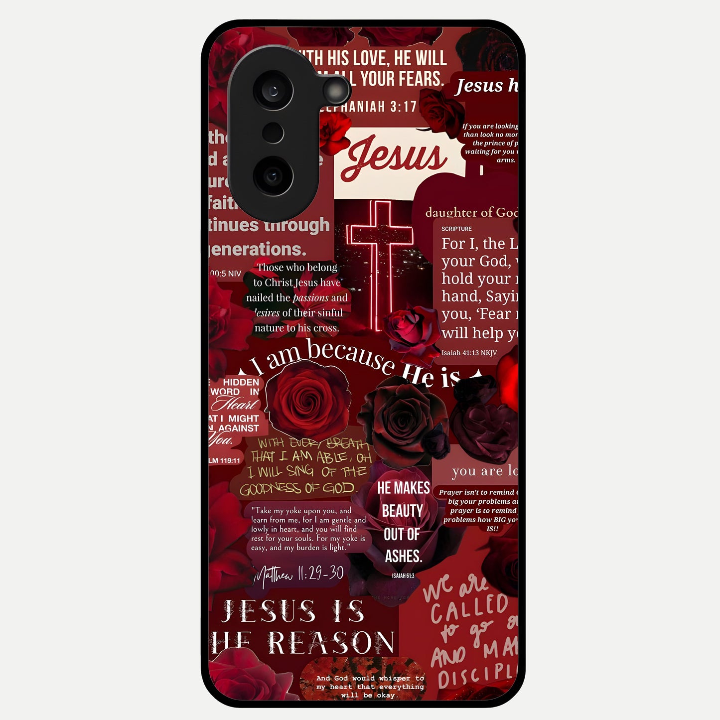  Jesus Love Heals Glass Case For Oneplus Nord CE5 back cover – full design glossy printed glass finish