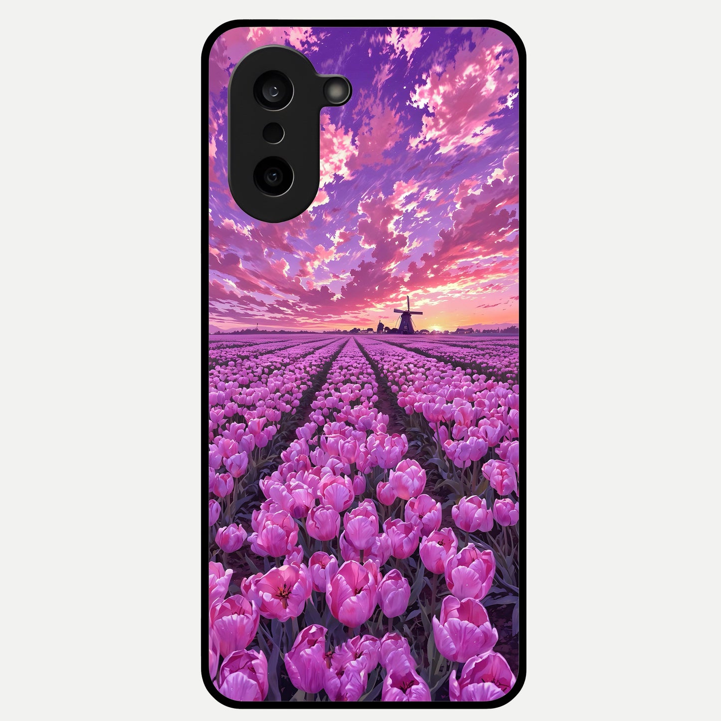  Lavender Dream Skies Glass Case For Oneplus Nord CE5 back cover – full design glossy printed glass finish