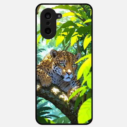  Leopard in Jungle Glass Case For Oneplus Nord CE5 back cover – full design glossy printed glass finish